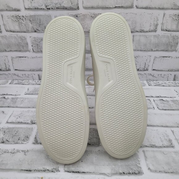 NWOB Cole Haan Grandseries Rally Court Sneakers Orange Snake Ivory Size 8 Womens - Picture 7 of 8